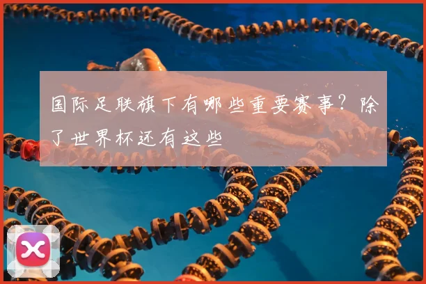国际足联旗下有哪些重要赛事？除了世界杯还有这些